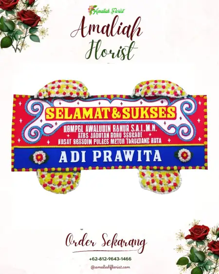 Papan Bunga Ucapan Selamat Kelam Permai