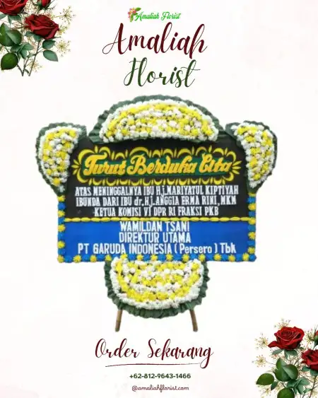 Papan Bunga Duka Kelam Permai